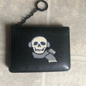 Coach bonesy card case wallet